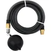 Image de vidaXL Tuyau d'aspiration avec raccords en laiton 25 m 25 mm Noir