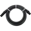 Image de vidaXL Tuyau d'aspiration avec raccords en PVC 4 m 22 mm Noir