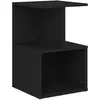 Image de Vidaxl Table De Chevet Noir 35x35x55 Cm AgglomÃ©rÃ©