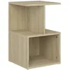 Image de Vidaxl Table De Chevet ChÃªne Sonoma 35x35x55 Cm AgglomÃ©rÃ©