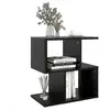 Image de Bouts de canapé, guéridons VidaXL  Table de chevet  50x30x51,5 cm bois d'ingénierie noir P31600498