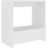 Image de Vidaxl Table D'appoint Blanc 50x26x50 Cm AgglomÃ©rÃ©