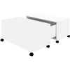 Image de Vidaxl Table Basse Blanc 75x75x38 Cm AgglomÃ©rÃ©