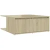 Image de Vidaxl Table Basse ChÃªne Sonoma 80x80x31 Cm AgglomÃ©rÃ©
