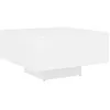 Image de Vidaxl Table Basse Blanc 60x60x31,5 Cm AgglomÃ©rÃ©