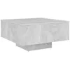 Image de Vidaxl Table Basse Gris BÃ©ton 60x60x31,5 Cm AgglomÃ©rÃ©