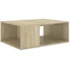 Image de Vidaxl Table Basse ChÃªne Sonoma 90x67x33 Cm AgglomÃ©rÃ©