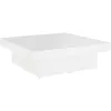 Image de Vidaxl Table Basse Blanc 90x90x28 Cm AgglomÃ©rÃ©