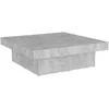 Image de Vidaxl Table Basse Gris BÃ©ton 90x90x28 Cm AgglomÃ©rÃ©