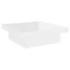 Image de Vidaxl Table Basse Blanc Brillant 90x90x28 Cm AgglomÃ©rÃ©