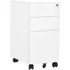 Image de vidaXL Classeur mobile Blanc 30x45x59 cm Acier