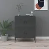 Image de vidaXL Armoire de rangement Anthracite 80x35x101,5 cm Acier