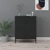 Image de vidaXL Armoire de rangement Noir 80x35x101,5 cm Acier