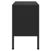 Image de Meubles TV VidaXL  Meuble TV  Acier Noir 105x35x50 cm P31600505