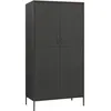 Image de vidaXL Garde-robe Anthracite 90x50x180 cm Acier