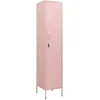 Image de vidaXL Armoire Â¿Â¿ casiers Rose 35x46x180 cm Acier