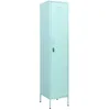 Image de Vidaxl Armoire Ã  Casiers Vert Menthe 35x46x180 Cm Acier