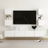 Image de vidaXL Ensemble de meubles TV 6 pcs Blanc Bois d'ingÃ©nierie