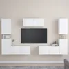 Image de vidaXL Ensemble de meubles TV 7 pcs Blanc Bois d'ingÃ©nierie