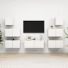 Image de vidaXL Ensemble de meuble TV 7 pcs Blanc AgglomÂ¿Â¿rÂ¿Â¿