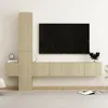 Image de Vidaxl Ensemble De Meubles Tv 5 Pcs ChÃªne Sonoma Bois D'ingÃ©nierie