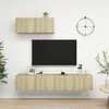 Image de Vidaxl Meubles Tv 3 Pcs ChÃªne Sonoma Bois D'ingÃ©nierie