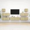 Image de Vidaxl Ensemble De Meuble Tv 7 Pcs ChÃªne Sonoma Bois D'ingÃ©nierie