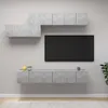 Image de vidaXL Ensemble de meubles TV 7 pcs Gris bÃ©ton Bois d'ingÃ©nierie