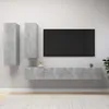 Image de vidaXL Ensemble de meuble TV 4 pcs Gris bÃ©ton Bois d'ingÃ©nierie