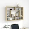 Image de Vidaxl ÃtagÃ¨re Murale ChÃªne Sonoma 75x16x55 Cm AgglomÃ©rÃ©