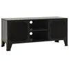Image de vidaXL Meuble TV Gris 105x36x47 cm MÃ©tal et MDF