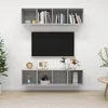 Image de vidaXL Meubles TV muraux 2 pcs Gris bÃ©ton AgglomÃ©rÃ©