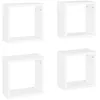 Image de vidaXL ÃtagÃ¨res cube murales 4 pcs blanc 30x15x30 cm