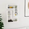 Image de Vidaxl ÃtagÃ¨res Murales 2 Pcs Blanc 50x15x50 Cm Bois D'ingÃ©nierie