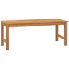 Image de Vidaxl Banc De Jardin 114 Cm Bois De Teck Solide