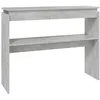 Image de Vidaxl Table Console Gris BÃ©ton 102x30x80 Cm AgglomÃ©rÃ©