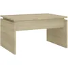 Image de Vidaxl Table Basse ChÃªne Sonoma 68x50x38 Cm AgglomÃ©rÃ©