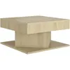 Image de Vidaxl Table Basse ChÃªne Sonoma 57x57x30 Cm AgglomÃ©rÃ©