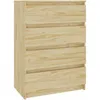 Image de vidaXL Armoire d'appoint 60x36x84 cm Bois de pin massif