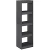 Image de vidaXL BibliothÃ¨que/SÃ©parateur de piÃ¨ce Gris 40x30x135,5 cm Pin massif