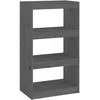 Image de vidaXL BibliothÃ¨que/SÃ©parateur de piÃ¨ce Gris 60x30x103,5 cm Pin solide