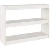 Image de vidaXL BibliothÃ¨que/SÃ©parateur de piÃ¨ce Blanc 100x30x71,5cm Pin massif
