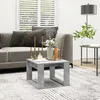 Image de Vidaxl Table D'appoint Gris BÃ©ton 50x50x35 Cm Bois D'IngÃ©nierie