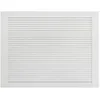 Image de vidaXL Porte Ã  persiennes Bois de pin massif Blanc 39,5x59,4 cm