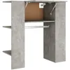 Image de vidaXL Armoire de couloir Gris bÃ©ton 97,5x37x99 cm Bois d'ingÃ©nierie