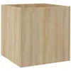 Image de Vidaxl JardiniÃ¨re ChÃªne Sonoma 40x40x40 Cm Bois D'ingÃ©nierie