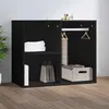 Image de vidaXL Armoire de dressing noir 80x40x65 cm bois d'ingÃ©nierie