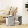 Image de vidaXL Meuble TV Gris bÃ©ton 60x24x32 cm Bois d'ingÃ©nierie