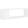 Image de Meubles TV VidaXL  Meuble TV  Bois d'ingénierie Blanc 100x24x32 cm P31600633