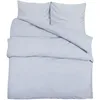 Image de Vidaxl Ensemble De Housse De Couette Gris 200x200 Cm Microfibre LÃ©gÃ¨re